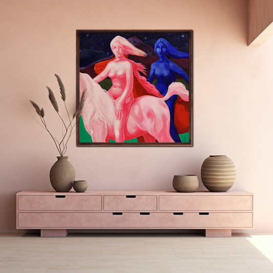 'Bechütztes Land' Original