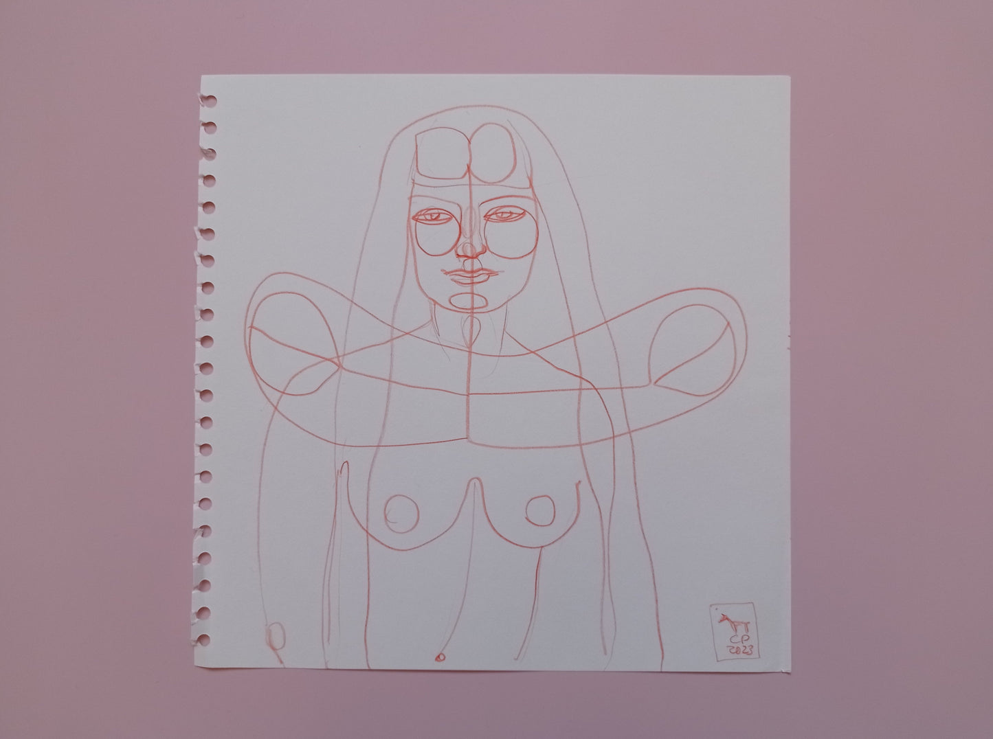 Original Zeichnung 19