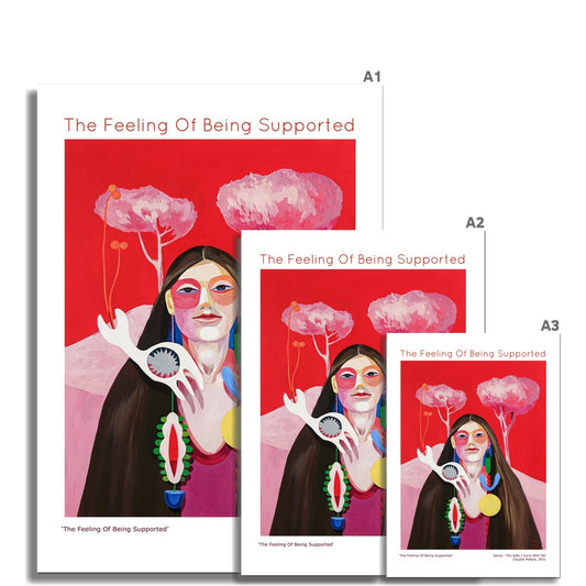 'Das Gefühl Unterstützt Zu Sein' Poster