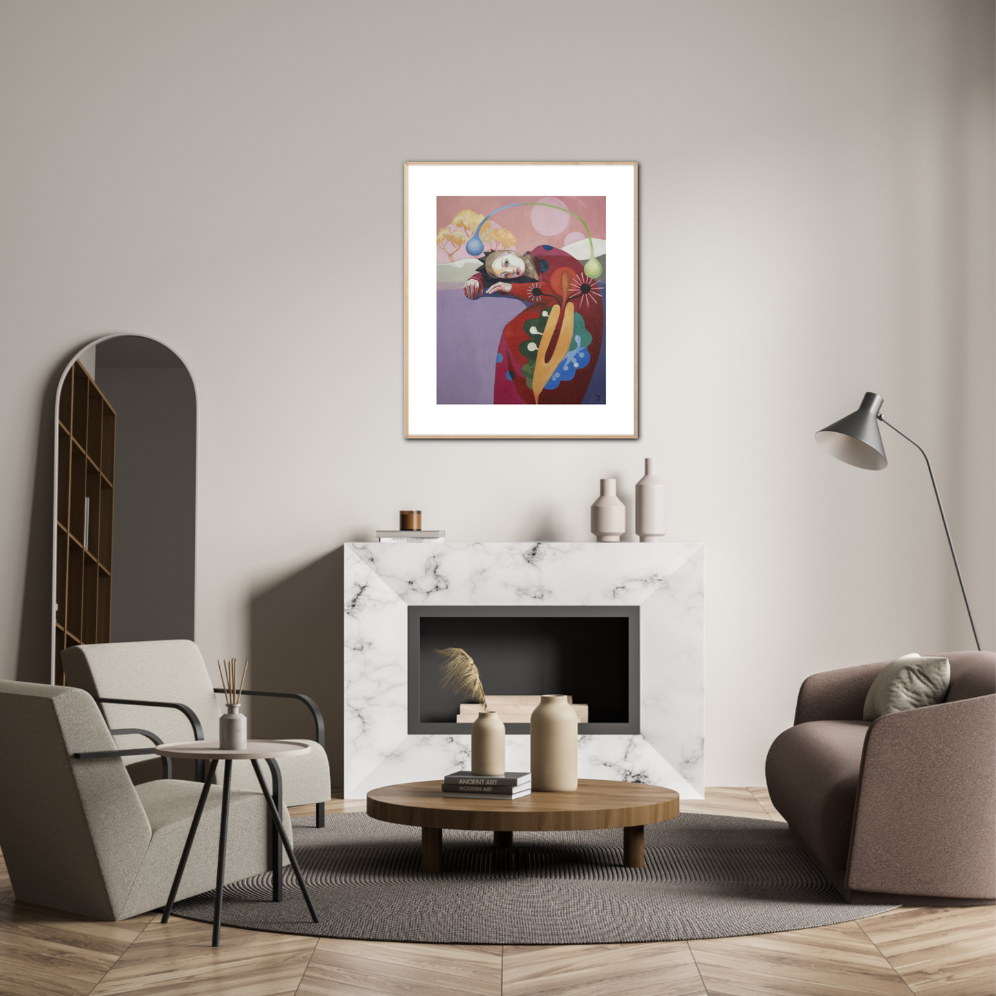 'Das Wort Surrender' Fine-Art-Druck