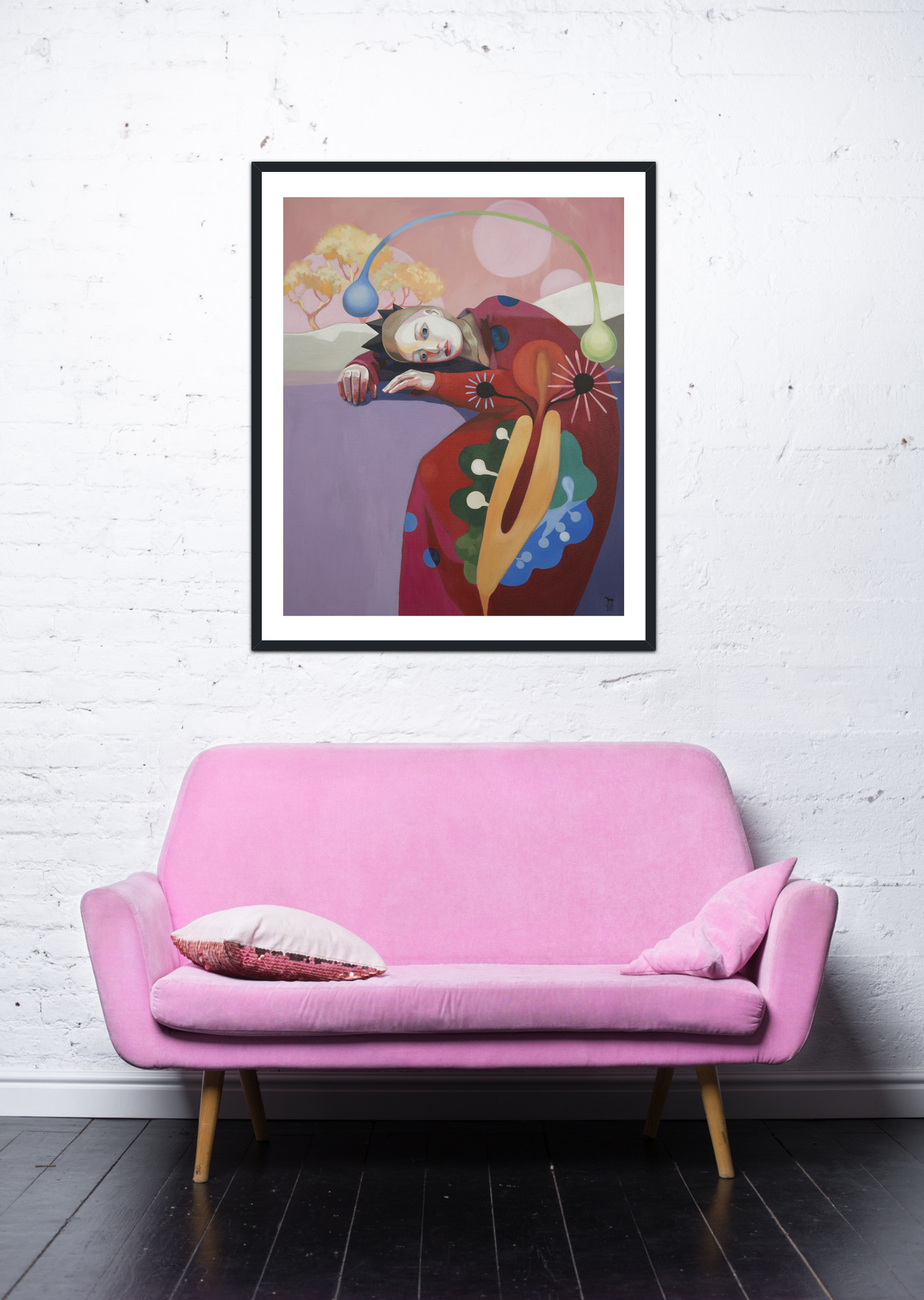 'Das Wort Surrender' Fine-Art-Druck