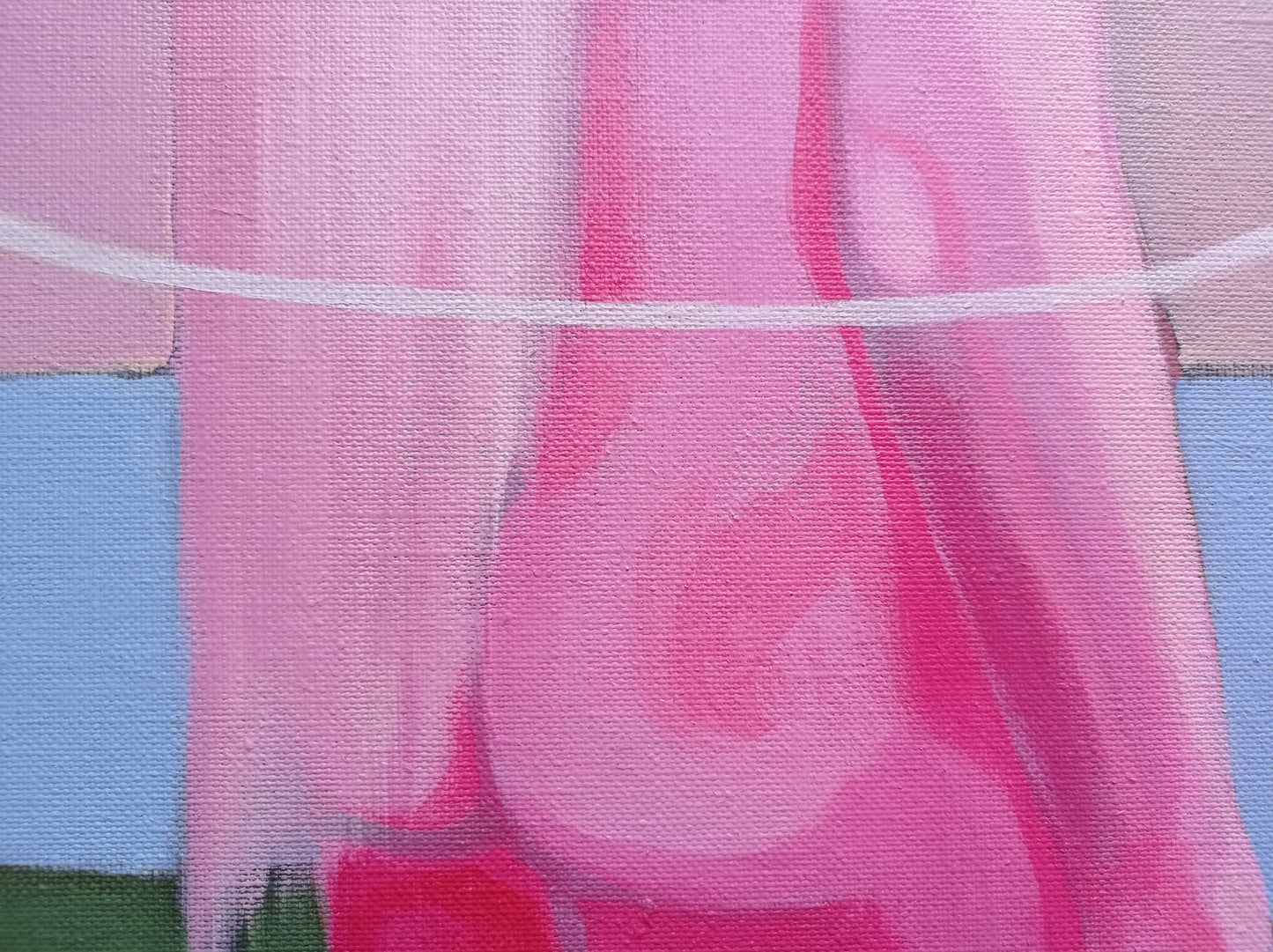 'Etwas In Mir Schaut Auf Das Meer Und Auf Alles Andere Auch' Original inkl. Rahmen