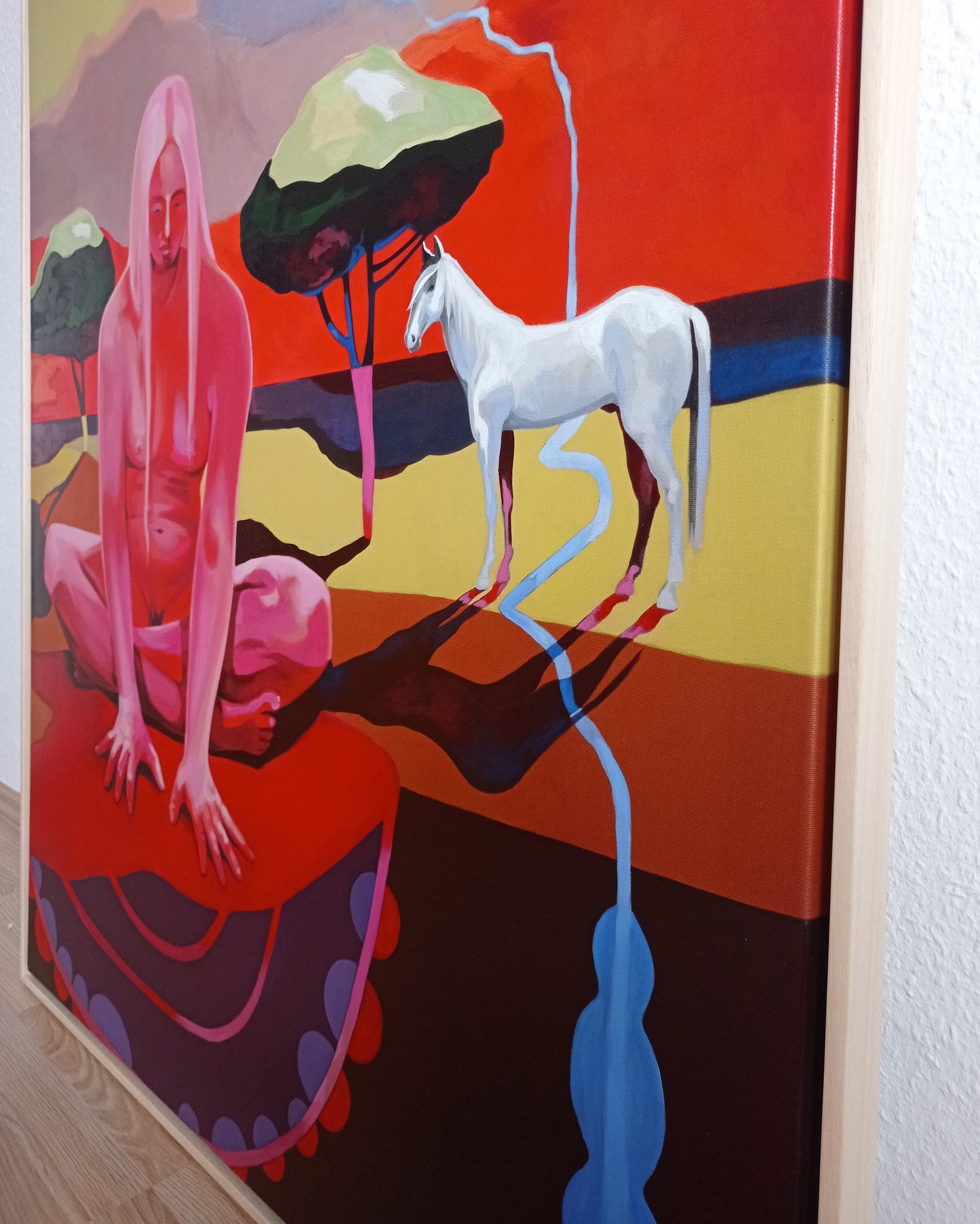 'Wurzeln', limit. Leinwanddruck