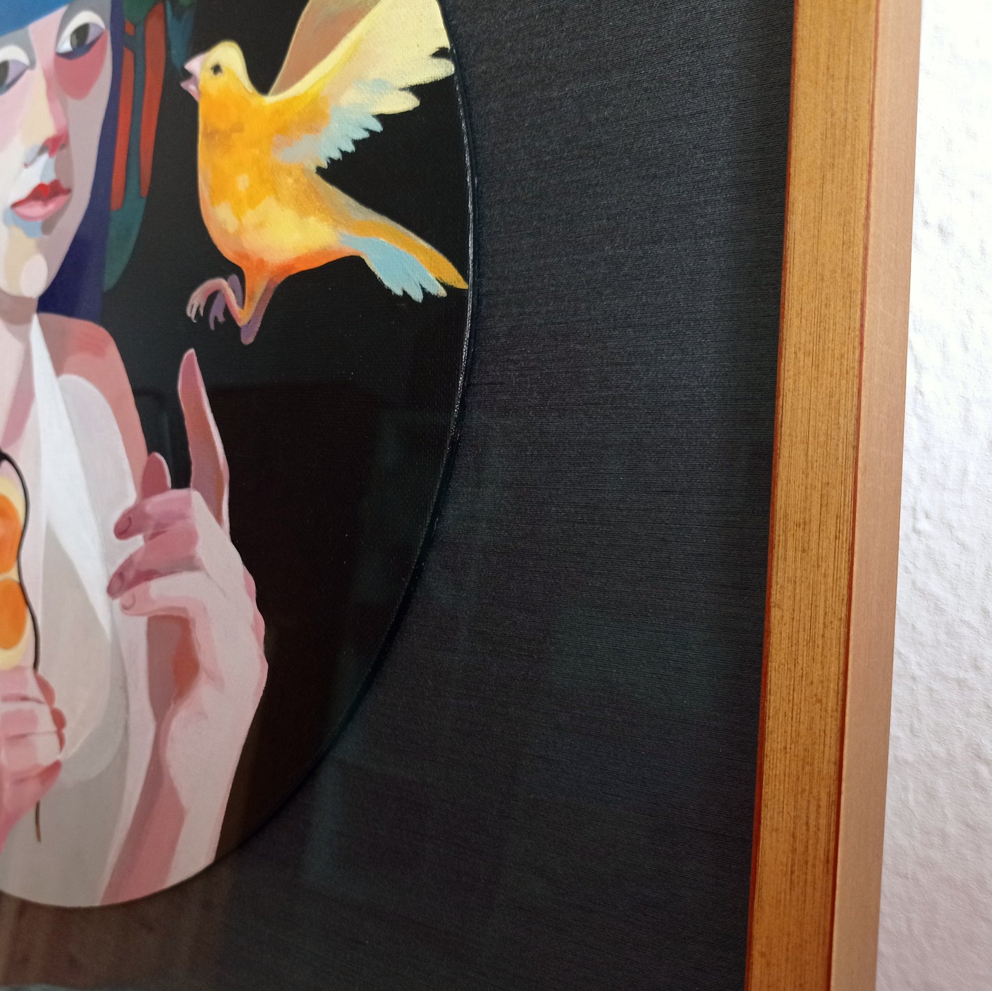 'Neuer Frieden' Original inkl. Rahmen