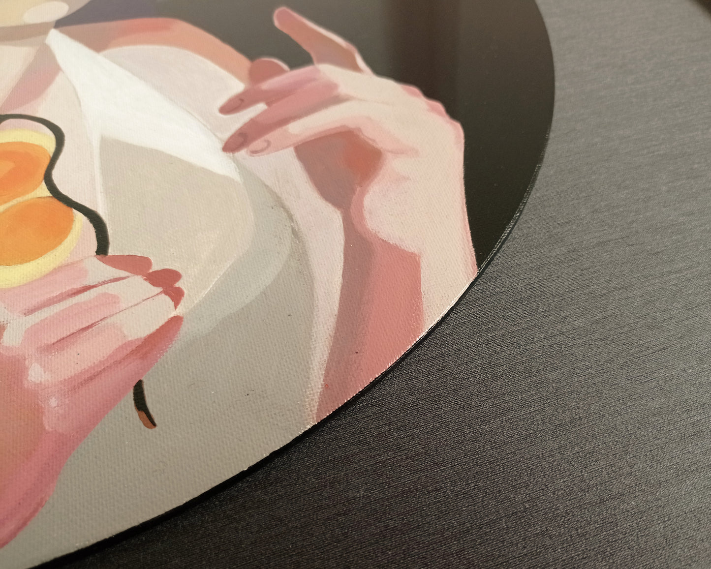 'Neuer Frieden' Original inkl. Rahmen