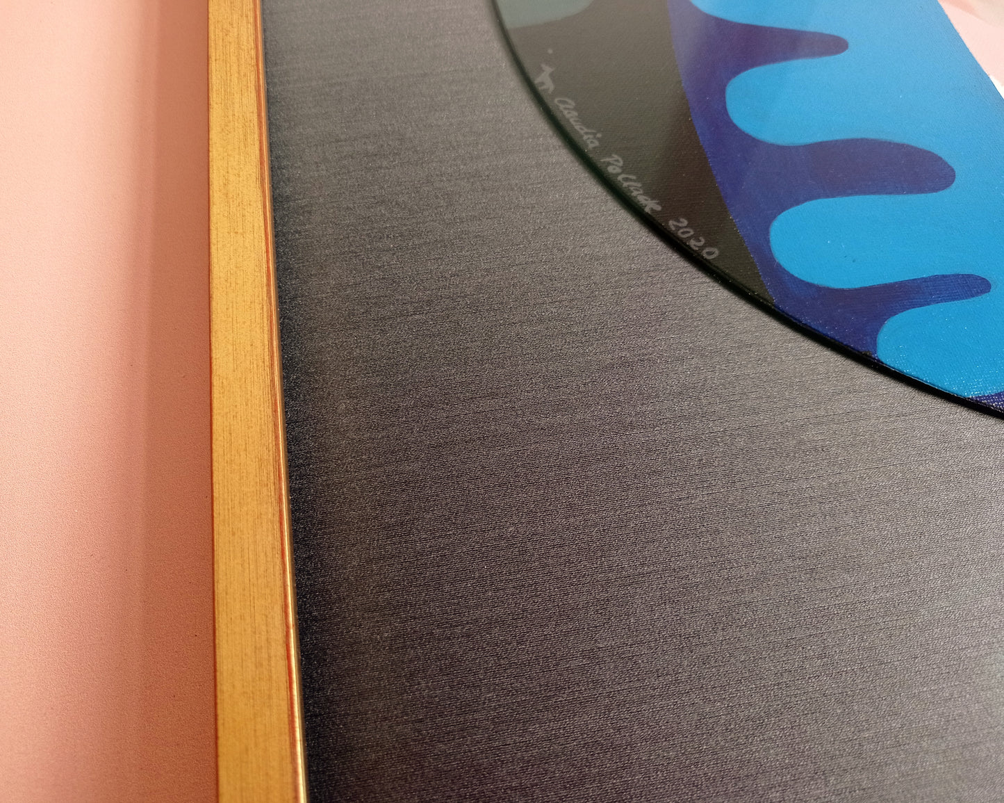 'Neuer Frieden' Original inkl. Rahmen