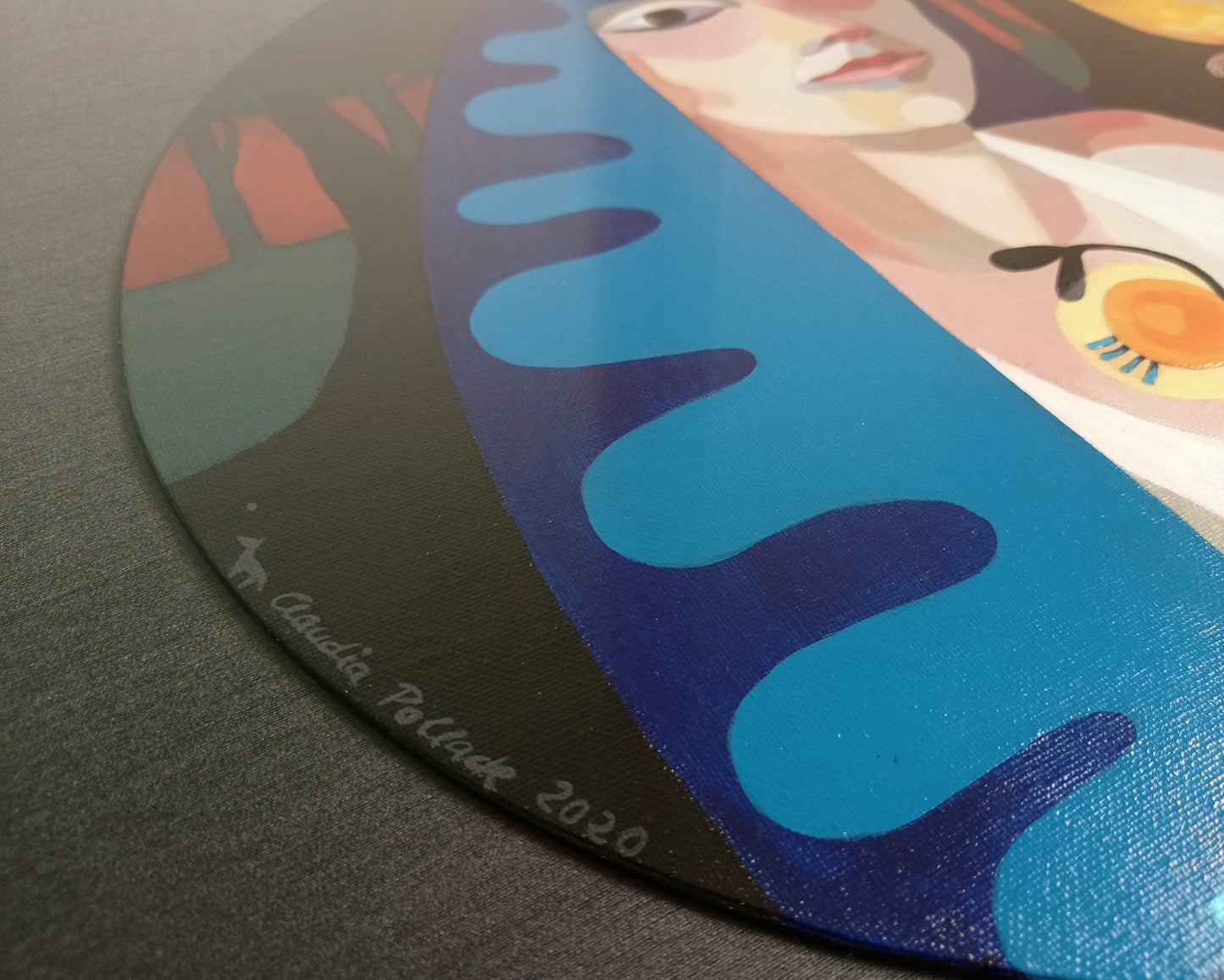 'Neuer Frieden' Original inkl. Rahmen