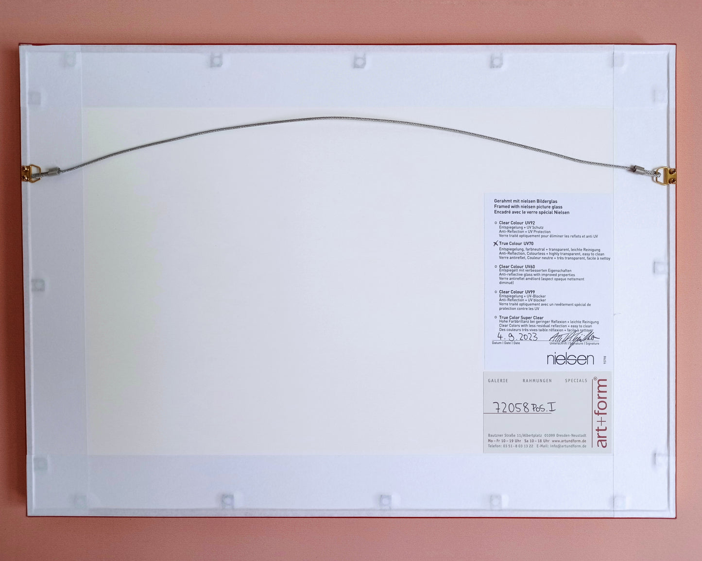 'Over The Edge' assemblage, original incl. frame