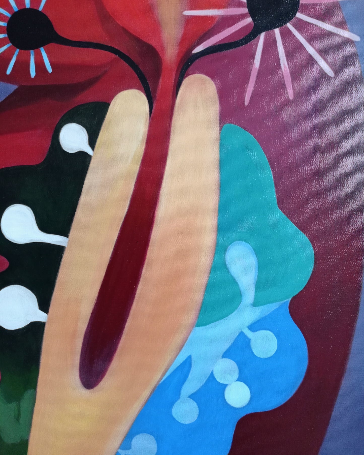 'Das Wort Surrender' limit. Leinwanddruck