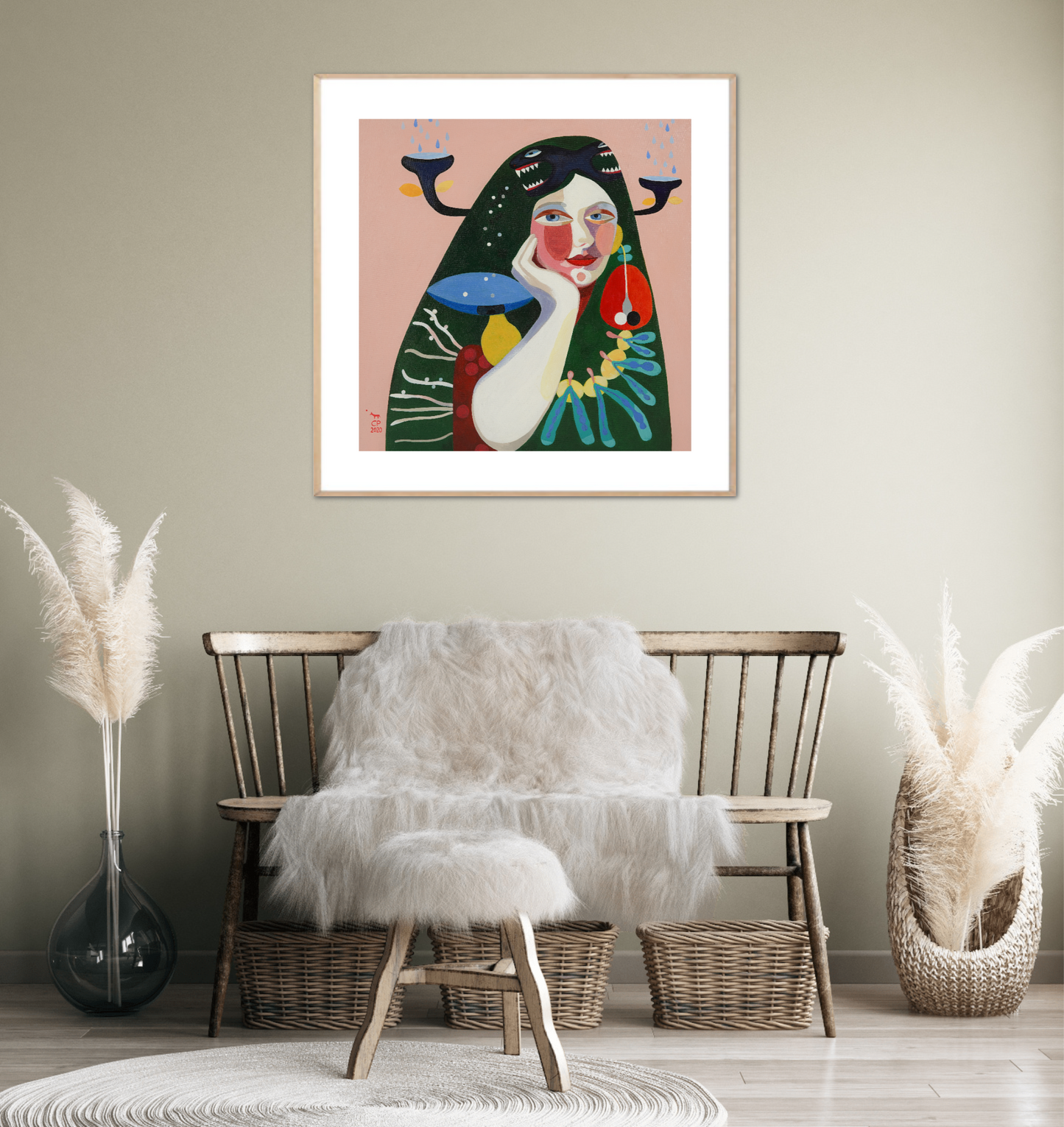 'Mein Garten' Fine-Art-Druck