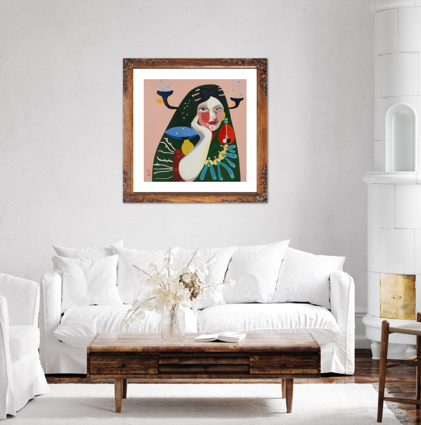 'Mein Garten' Fine-Art-Druck