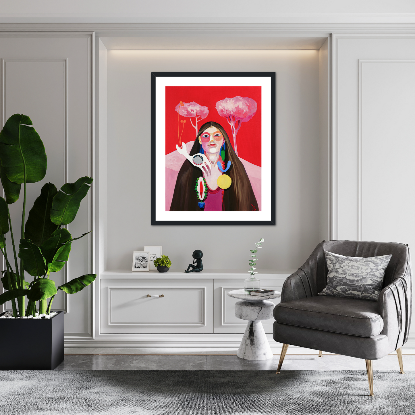 'Das Gefühl Unterstützt Zu Sein' Fine-Art-Druck