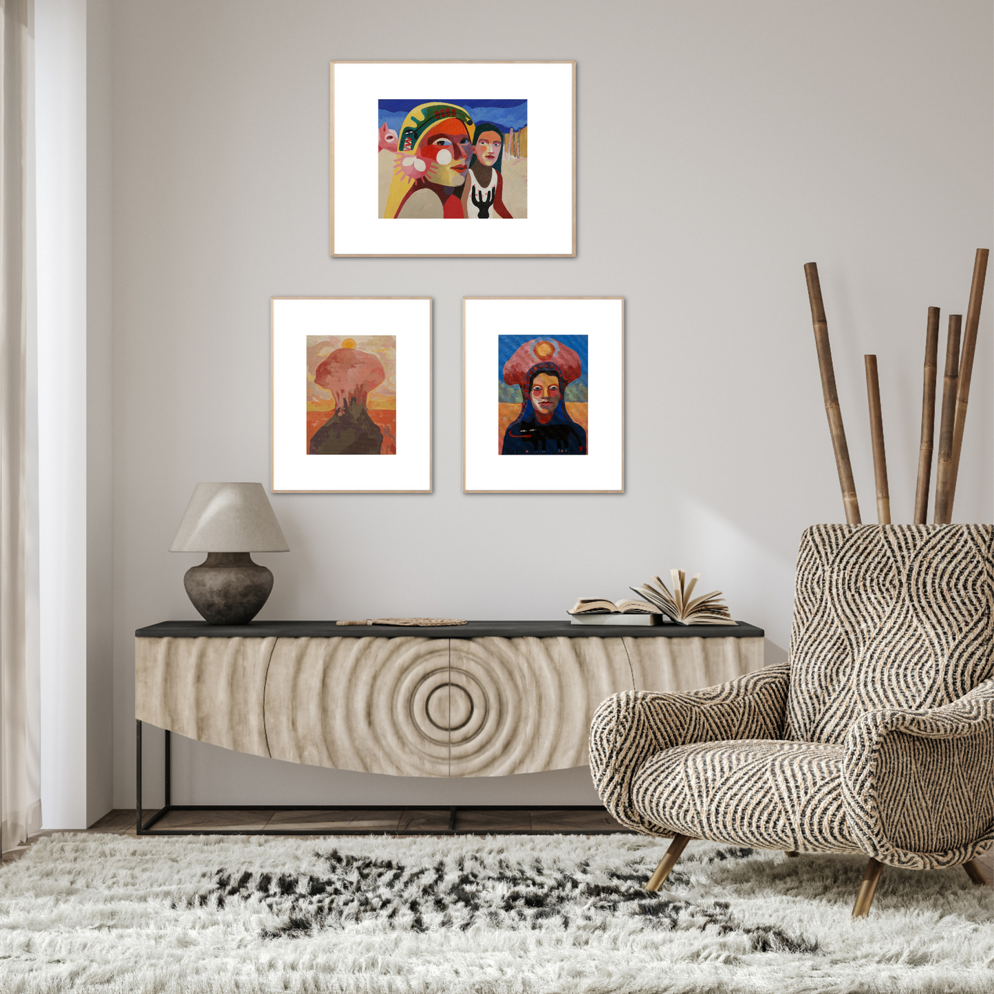 'Ich durchschaue Dich Mit Freundlichkeit II' Fine-Art-Druck