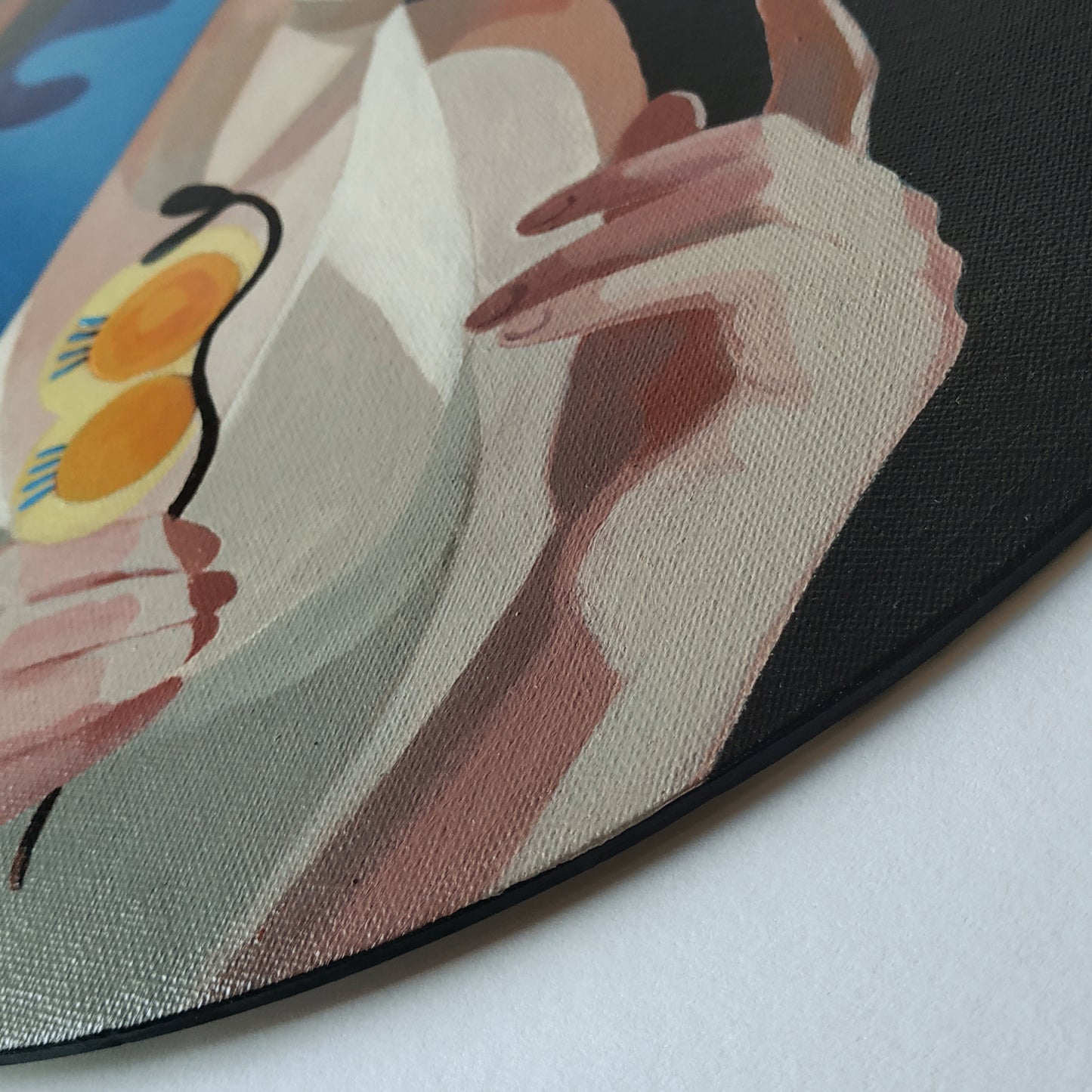 'Neuer Frieden' Original inkl. Rahmen