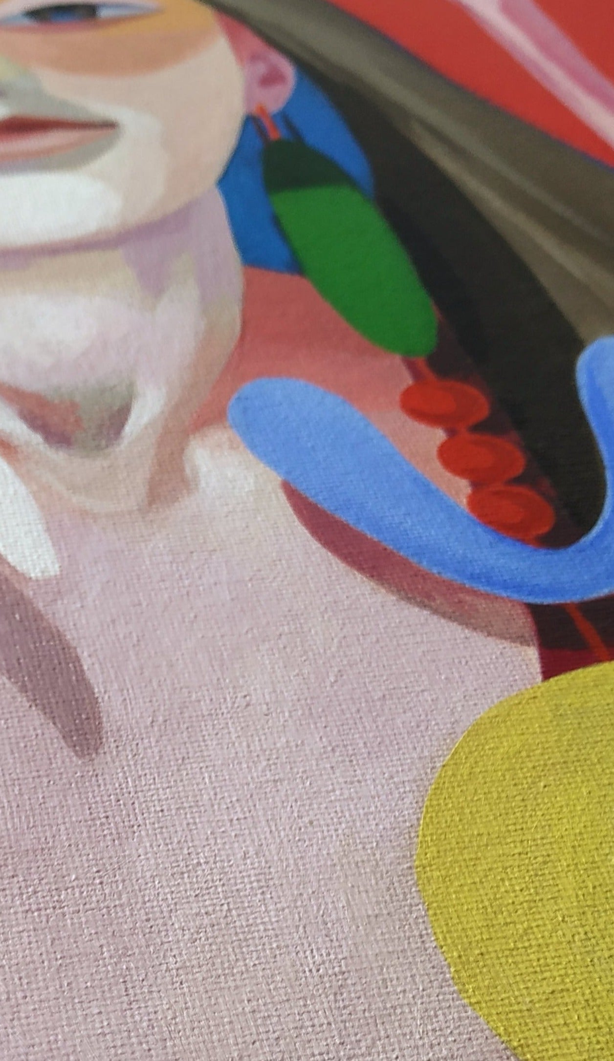 'Das Gefühl Unterstützt Zu Sein' Original inkl. Rahmung