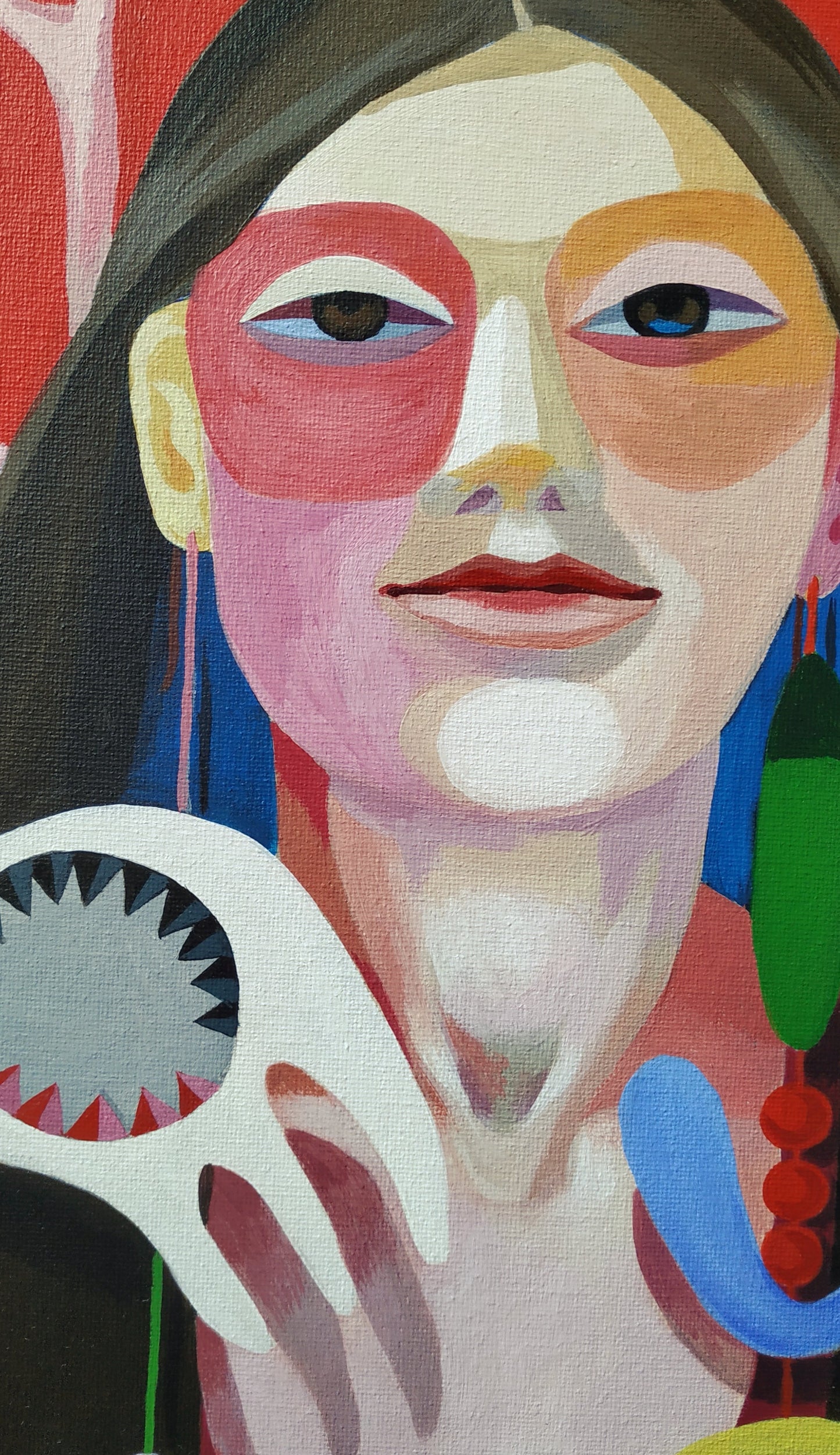 'Das Gefühl Unterstützt Zu Sein' Original inkl. Rahmung