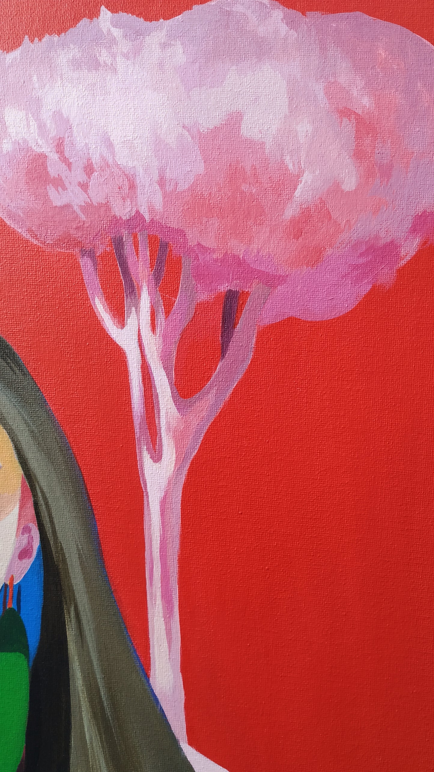 'Das Gefühl Unterstützt Zu Sein' Original inkl. Rahmung