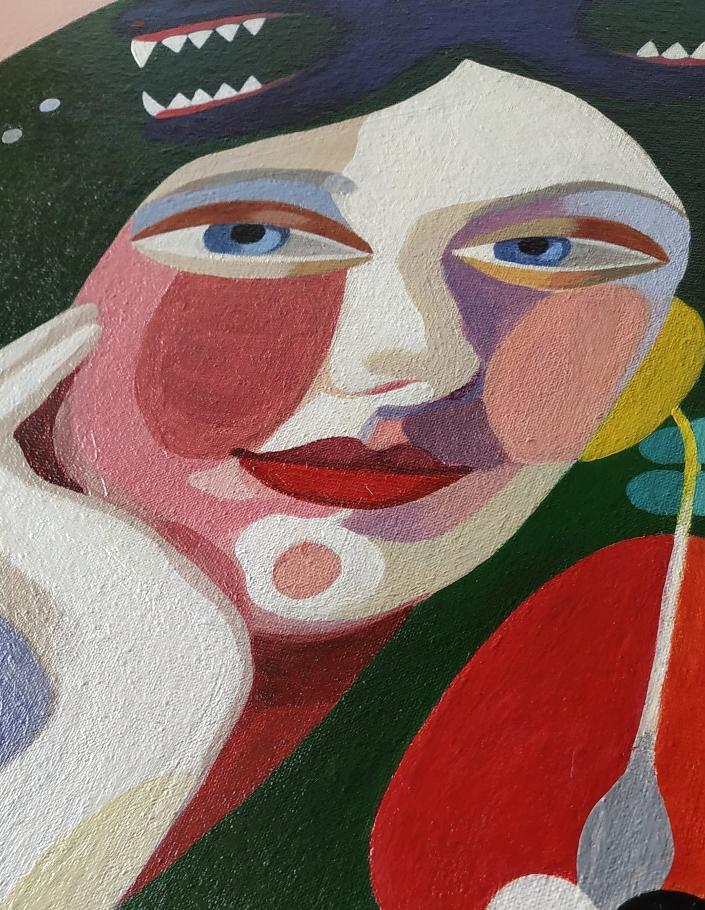 'Mein Garten' Original mit Rahmen