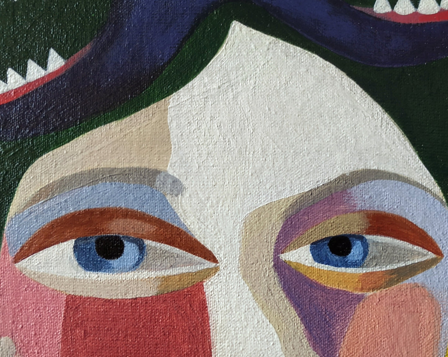 'Mein Garten' Original mit Rahmen