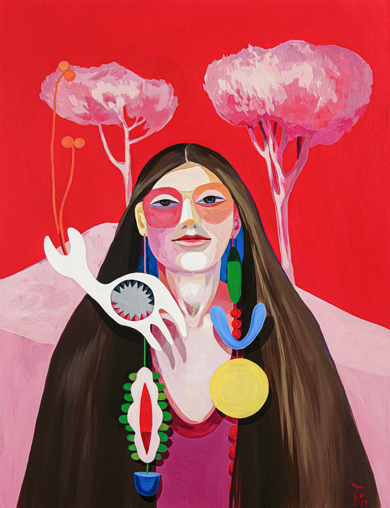 'Das Gefühl Unterstützt Zu Sein' Original inkl. Rahmung