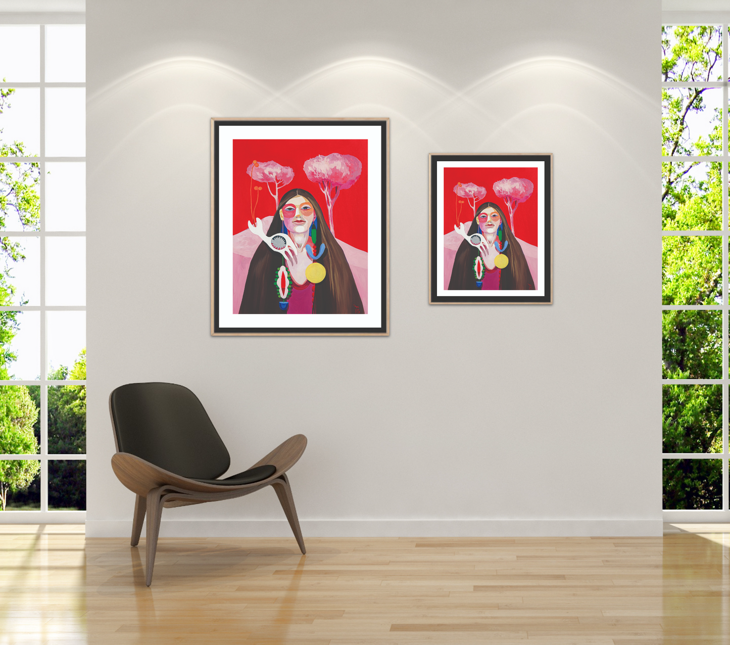 'Das Gefühl Unterstützt Zu Sein' Fine-Art-Druck