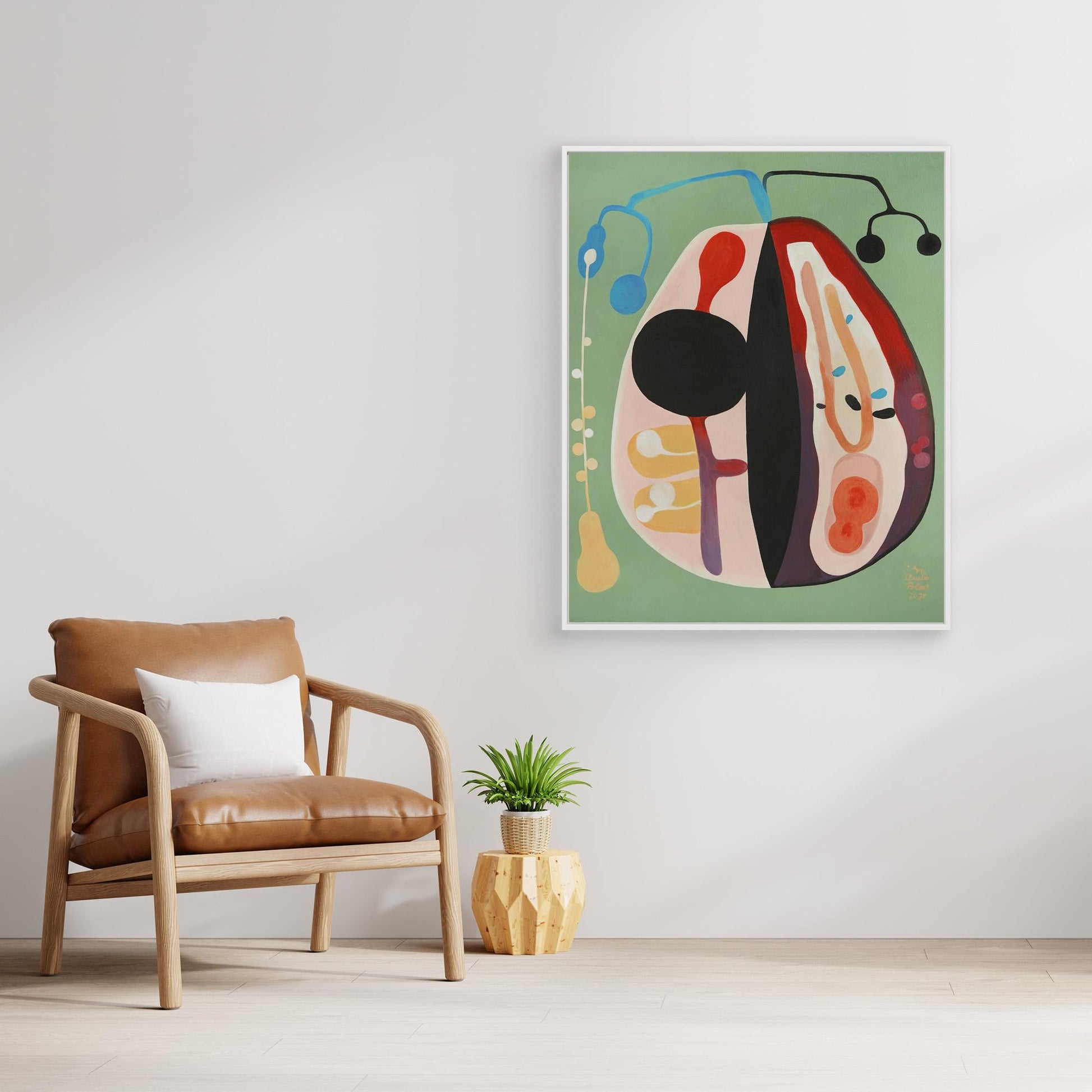 'Universelle Geschichten' gerahmter Leinwanddruck