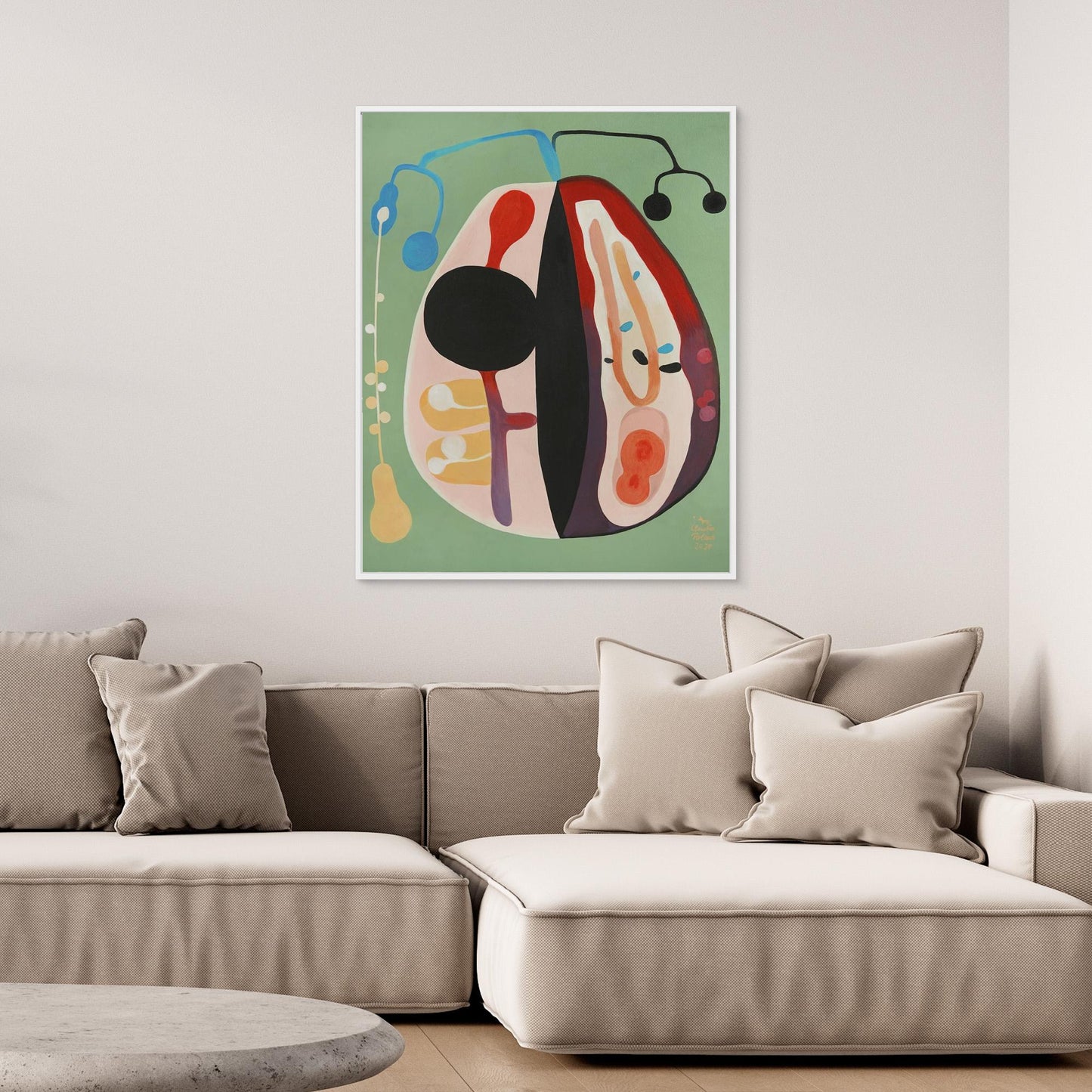 'Universelle Geschichten' gerahmter Leinwanddruck