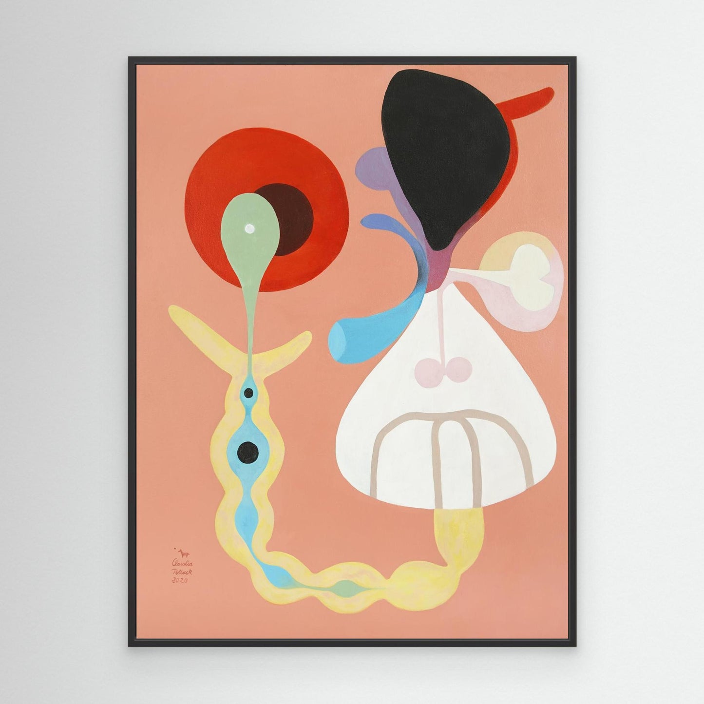 'Geburt' gerahmter Leinwanddruck