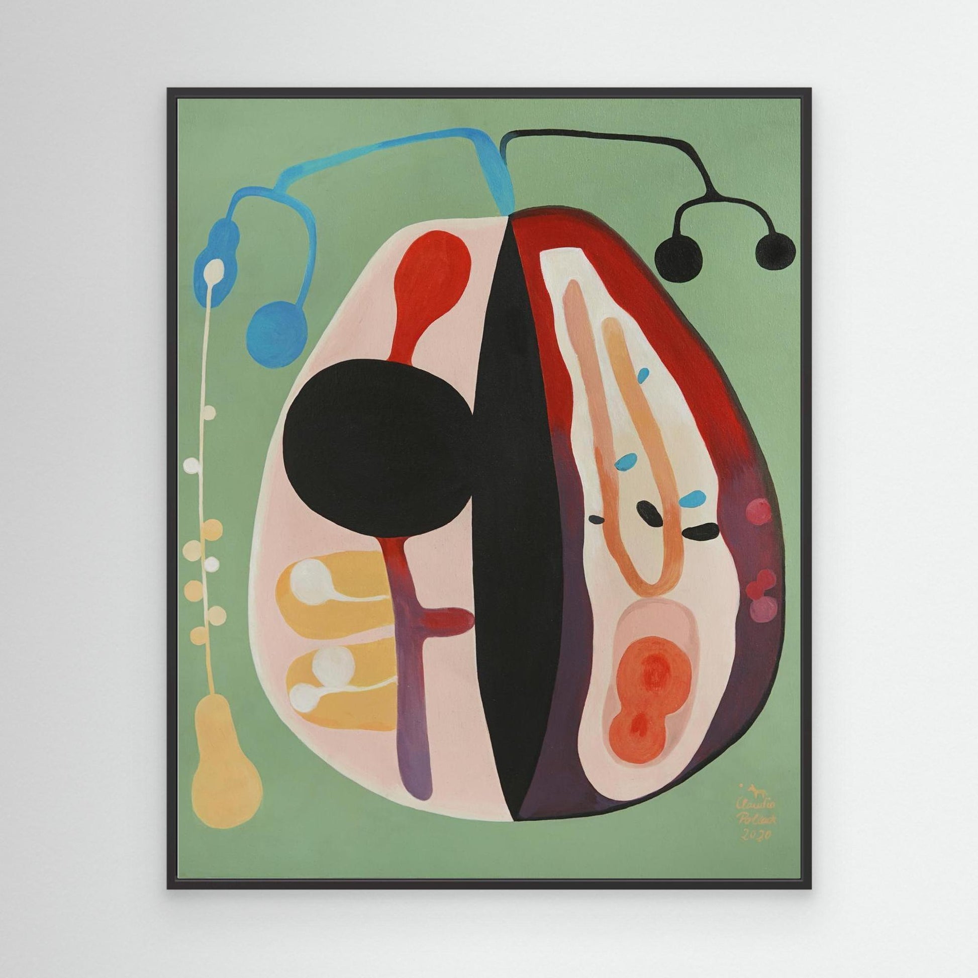 'Universelle Geschichten' gerahmter Leinwanddruck