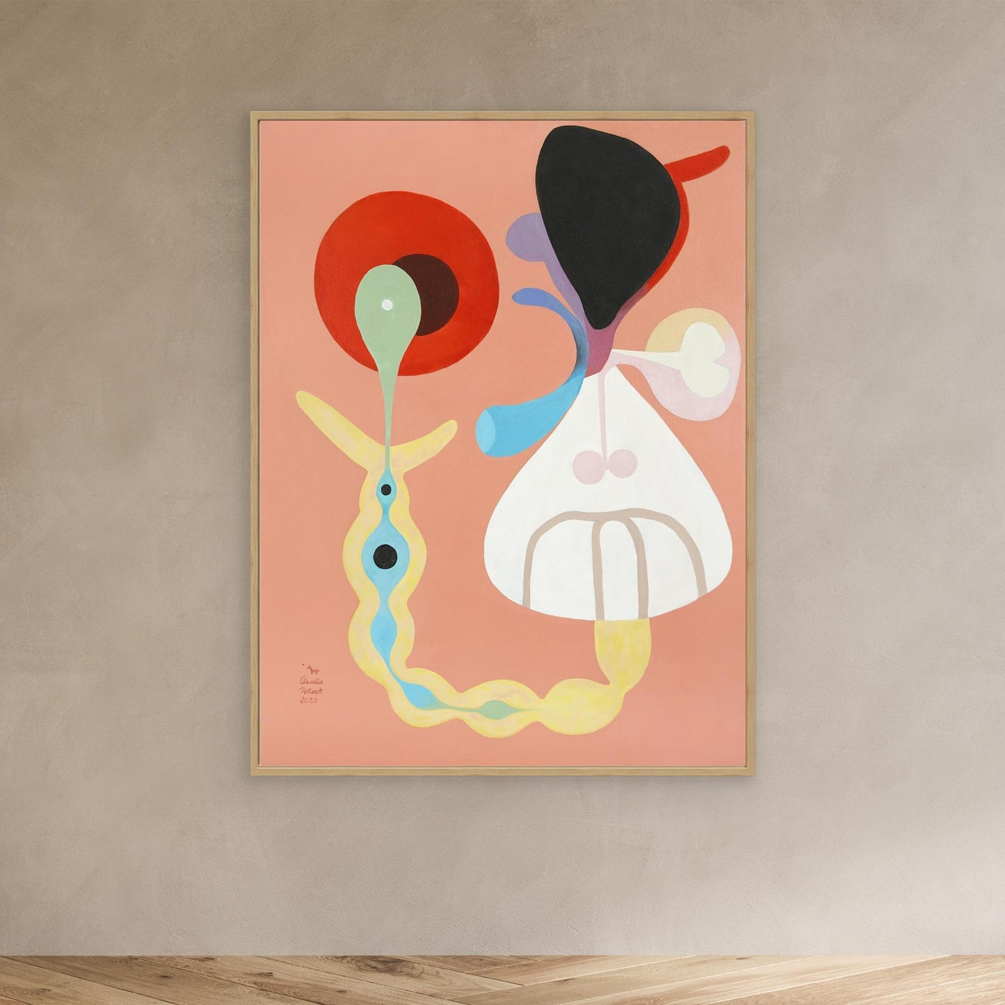 'Geburt' gerahmter Leinwanddruck