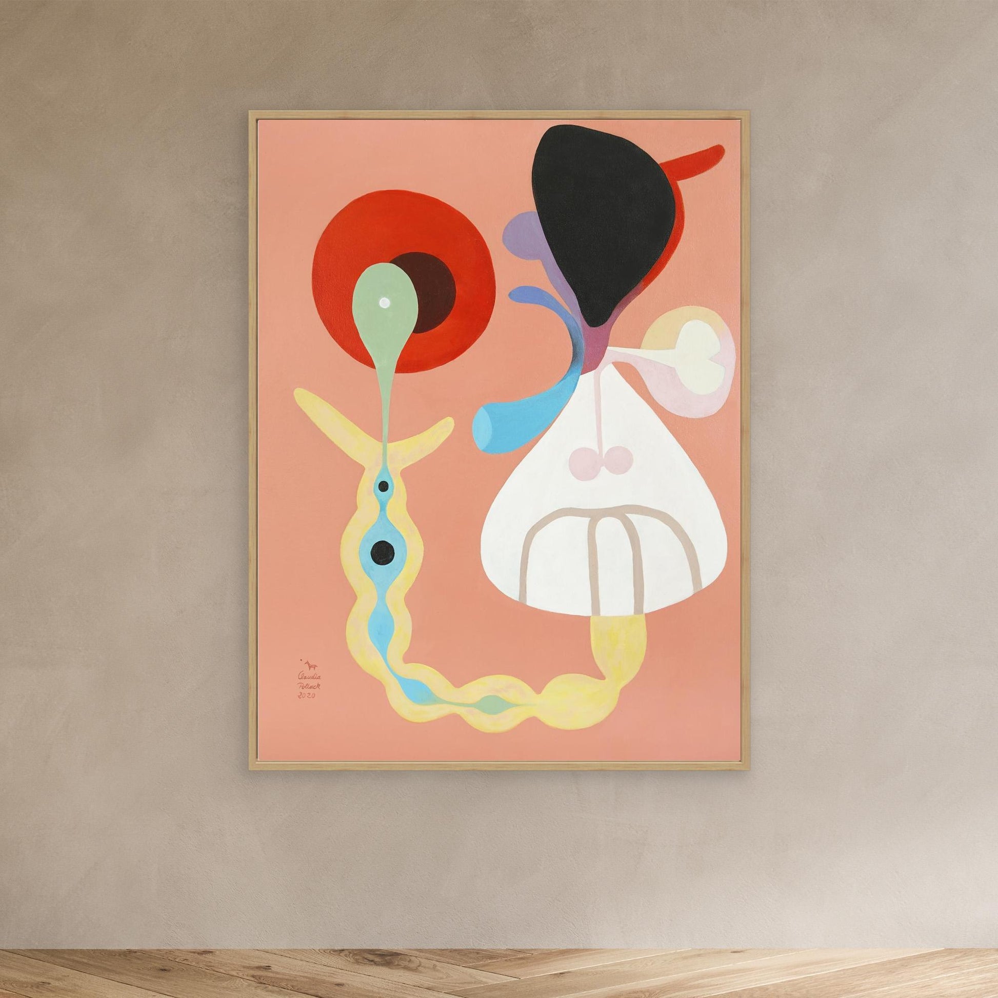 'Geburt' gerahmter Leinwanddruck