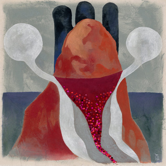 'Die Landschaft In Mir', Mixed Media auf Baumwolle