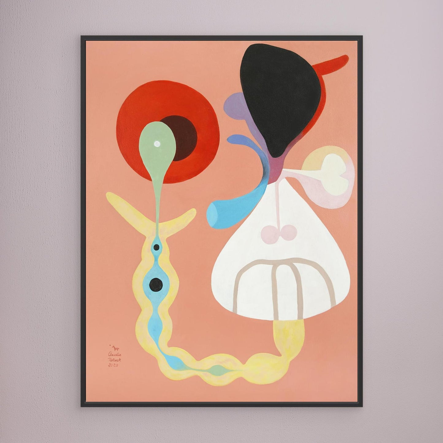 'Geburt' gerahmter Leinwanddruck