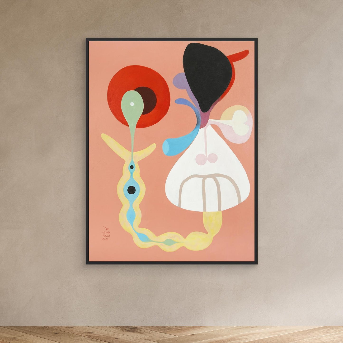 'Geburt' gerahmter Leinwanddruck