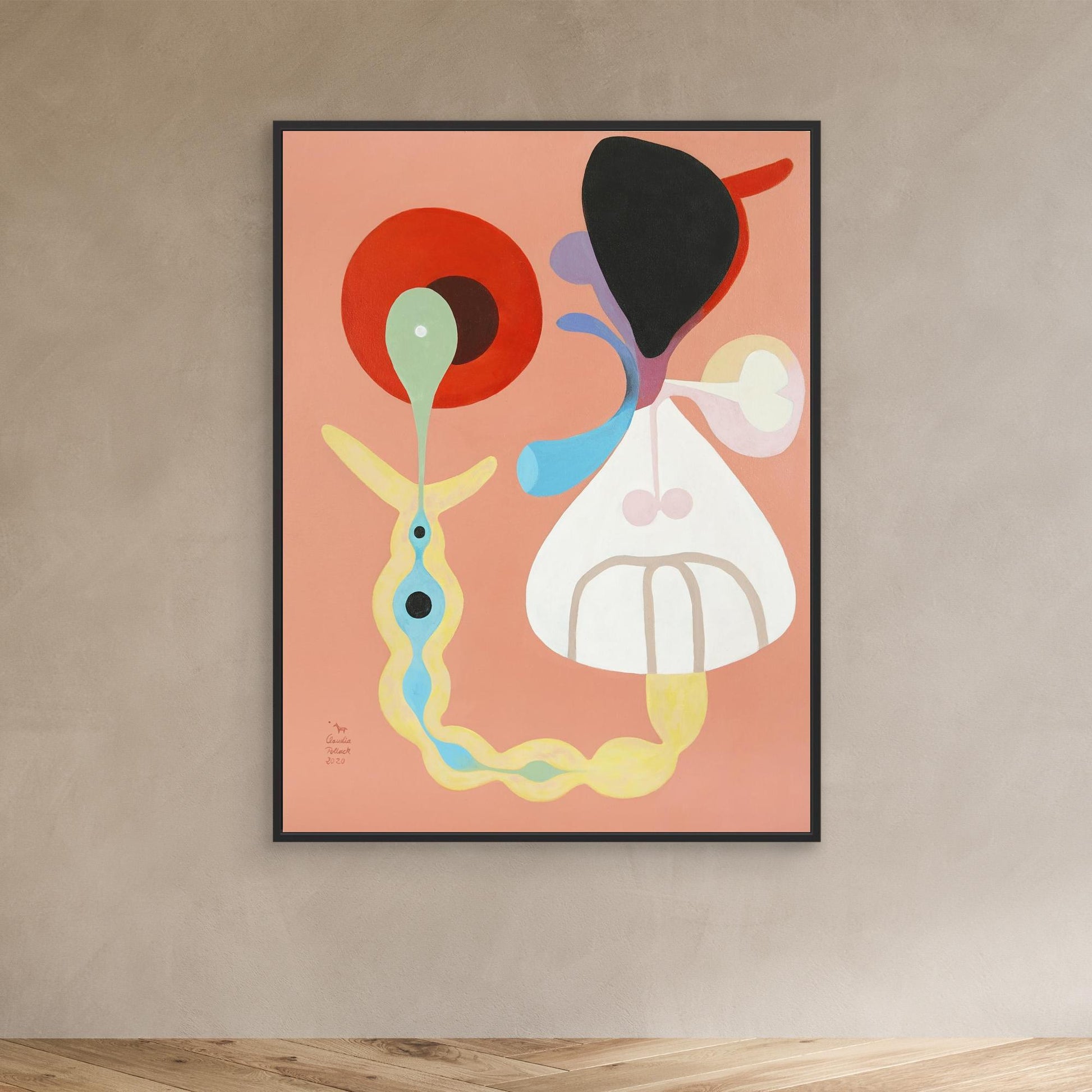 'Geburt' gerahmter Leinwanddruck