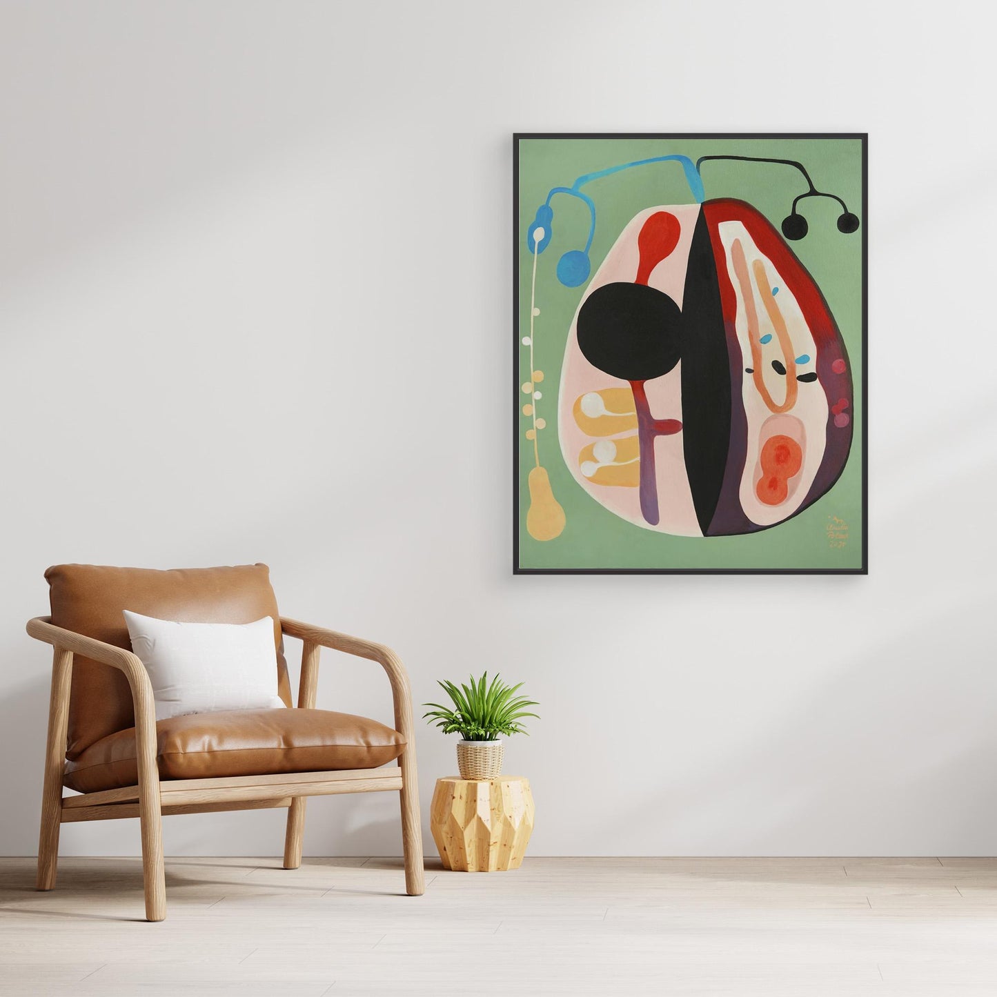 'Universelle Geschichten' gerahmter Leinwanddruck