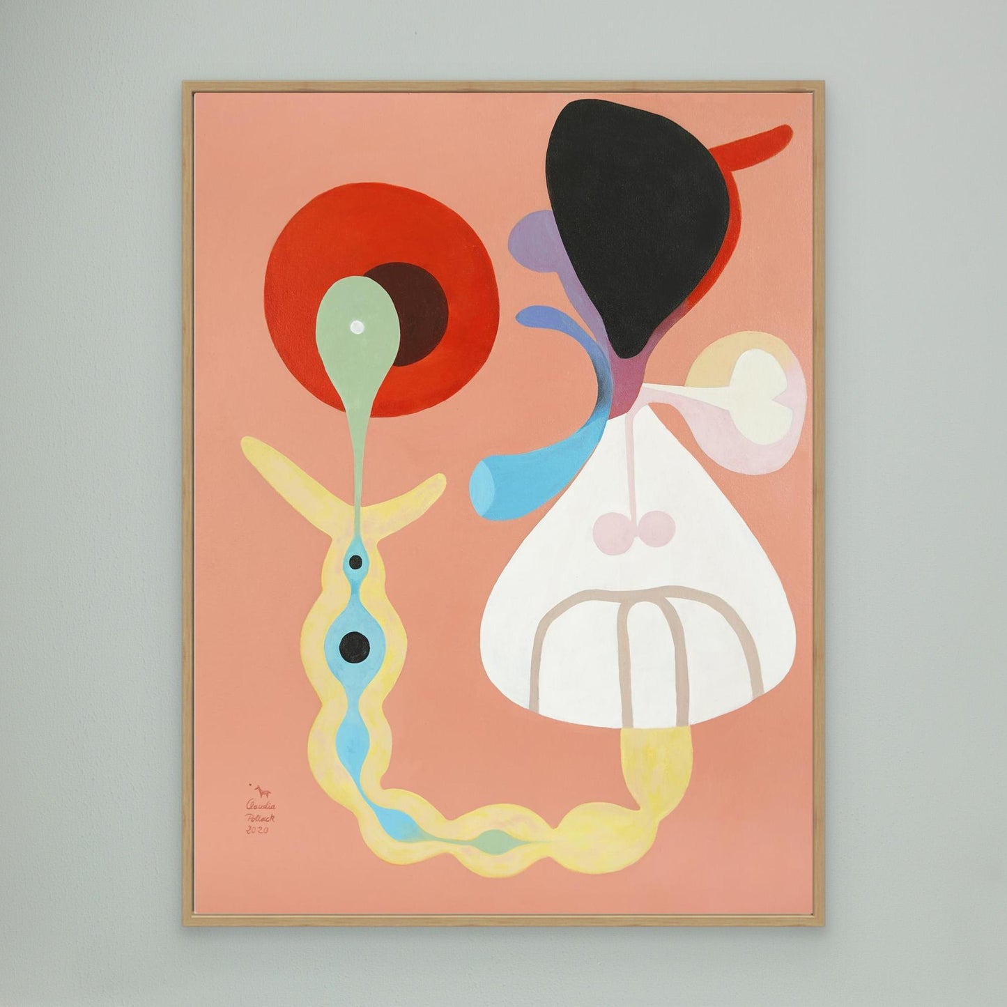 'Geburt' gerahmter Leinwanddruck