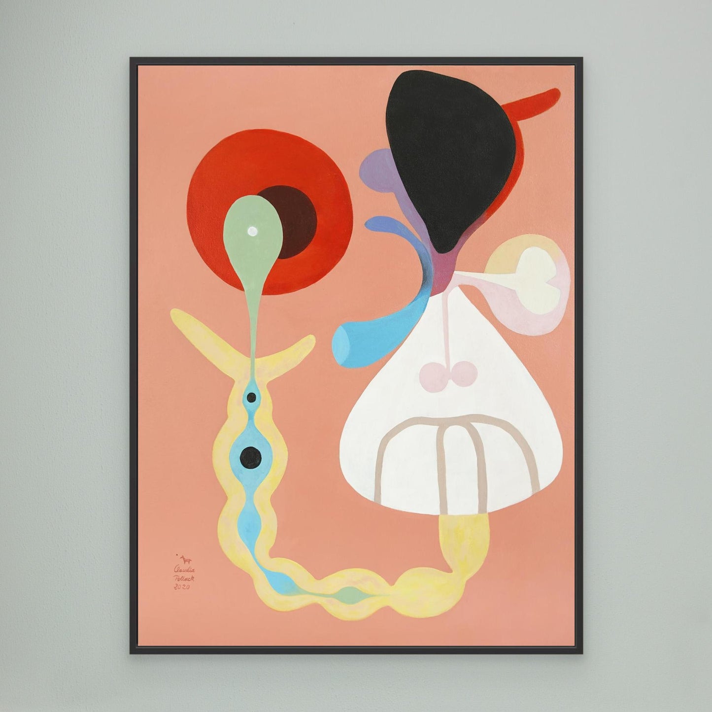 'Geburt' gerahmter Leinwanddruck