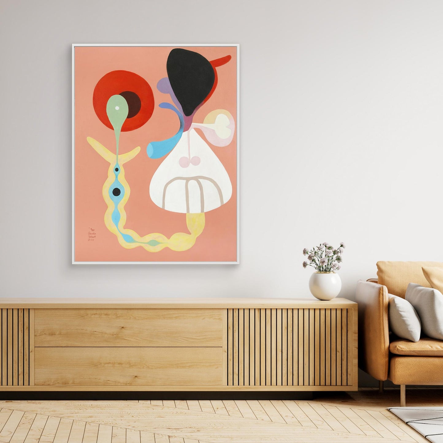 'Geburt' gerahmter Leinwanddruck