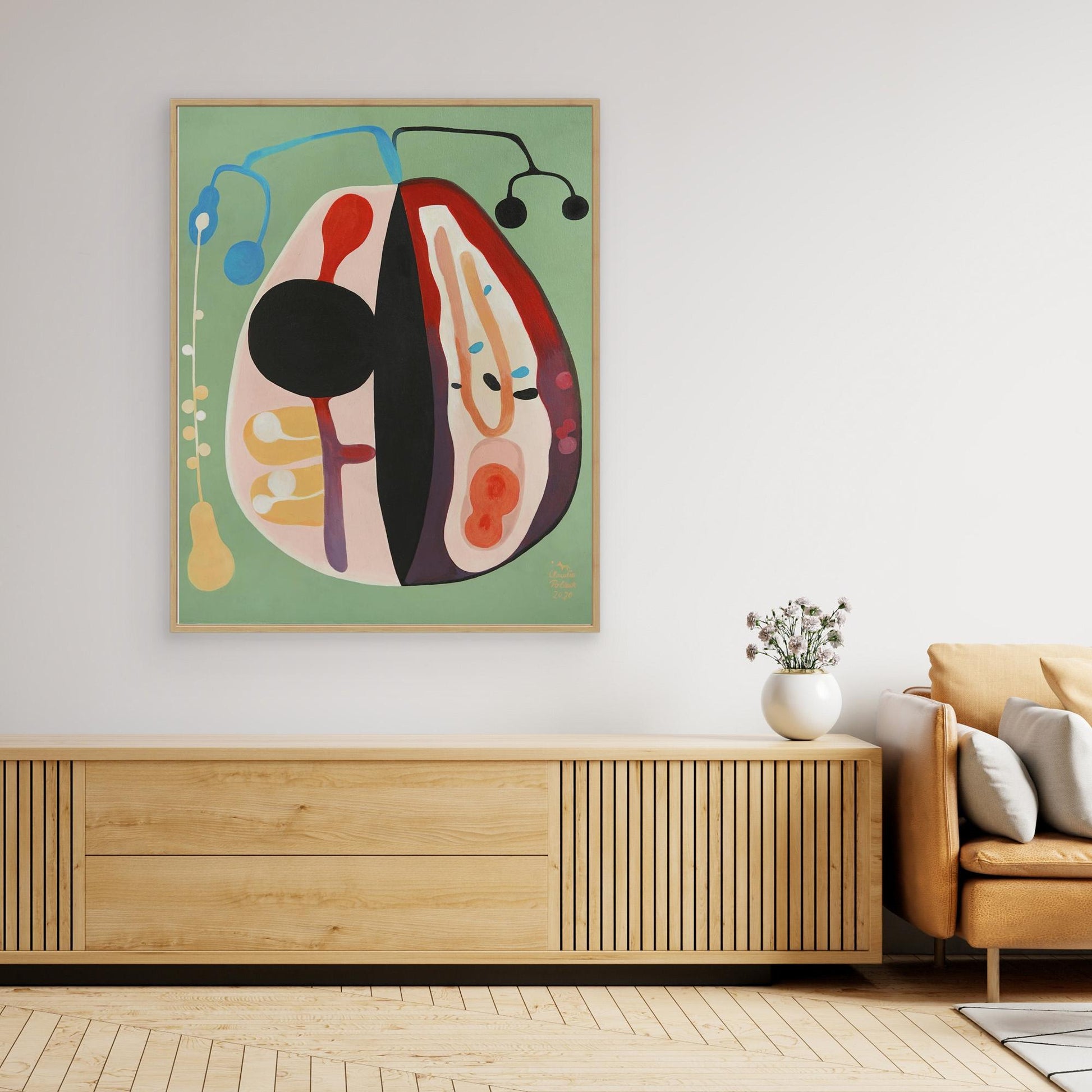 'Universelle Geschichten' gerahmter Leinwanddruck