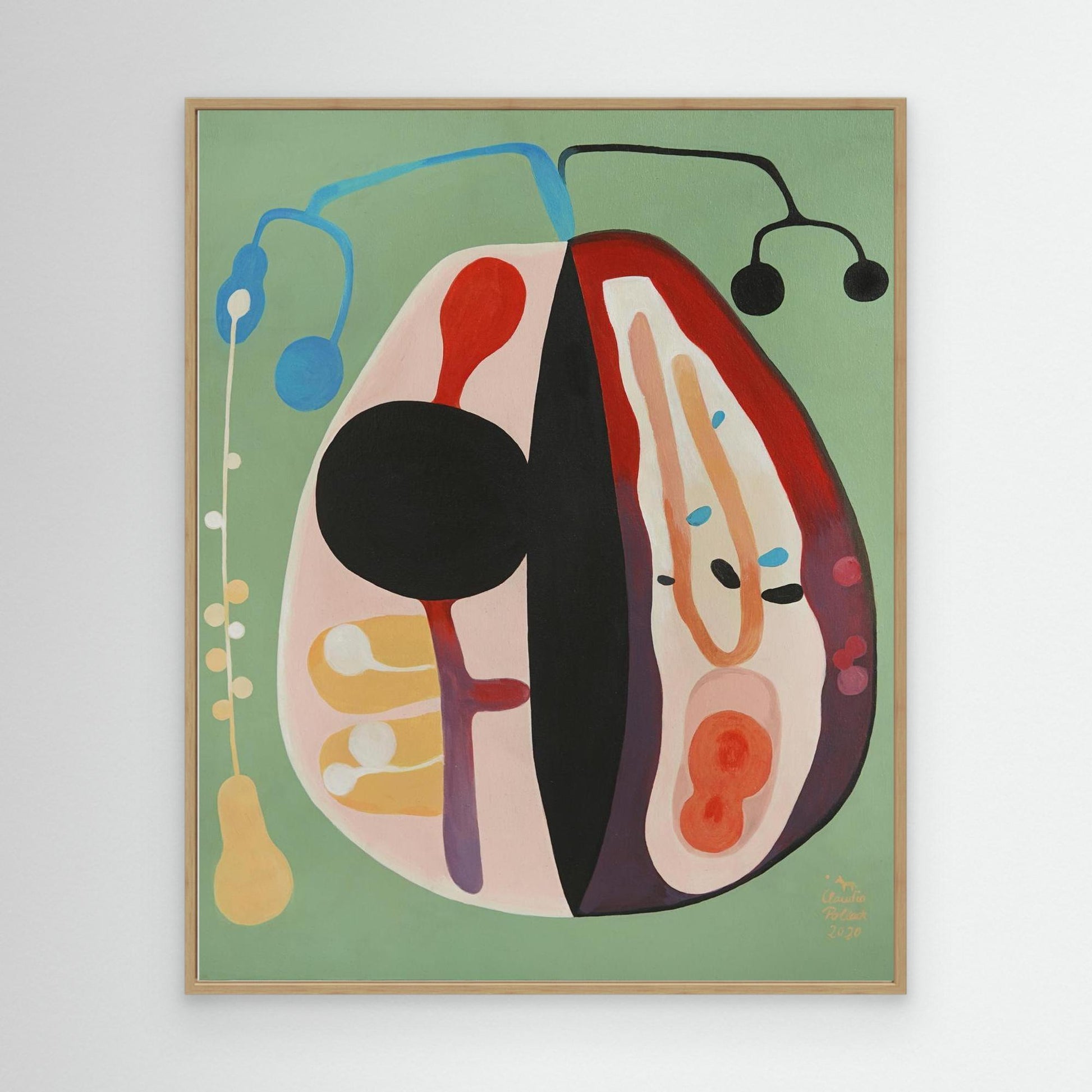 'Universelle Geschichten' gerahmter Leinwanddruck